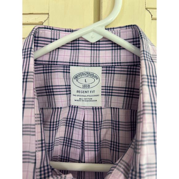 Brooks Brothers size large short sleeve button down shirt size large Regent Fit - Picture 2 of 3